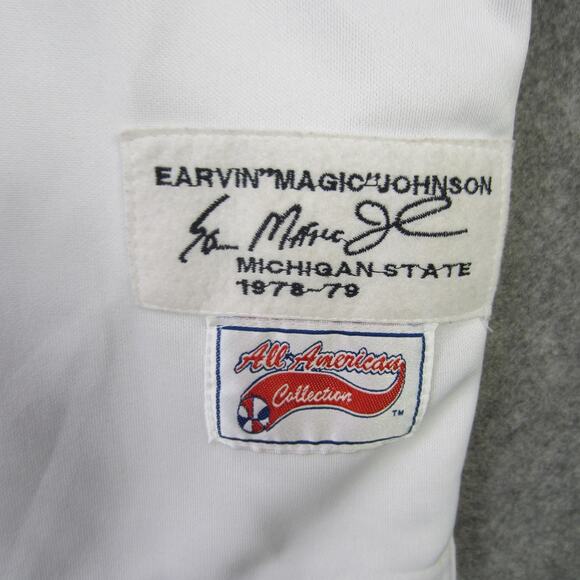 Vintage Michigan State Spartans Jersey Mens XL NCAA Basketball Magic Johnson 70s - Picture 2 of 10